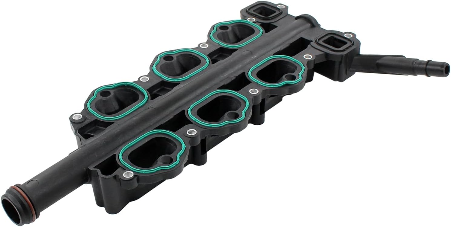 Engine Intake Manifold with Gaskets Assembly for Ford Explorer 3.3 2020-2023, F150 3.3 3.5 2011-2023, Mustang 3.7 2011-2017, Police Interceptor Utility 3.3 2020-2024, Transit 3.5 3.7 2015-2024