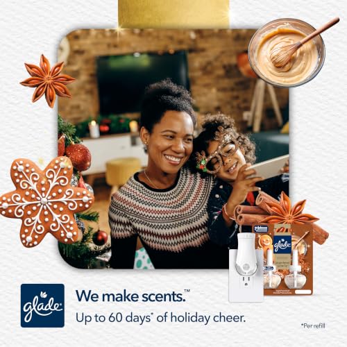 Glade® PlugIns® Scented Oil 2 Refills, Air Freshener, Cozy Gingerbread, 1.34 fl oz, Pack of 2 - image 5