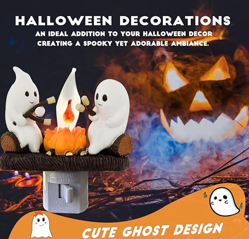 Ghostcampfirenightlightghostcampfireflickeringnightlightcampfireflamehalloweennightlight Urban Country Home Decor Ghost campfire nightlight ghost campfire flickering nightlight campfire flame halloween nightlight urban country home decor