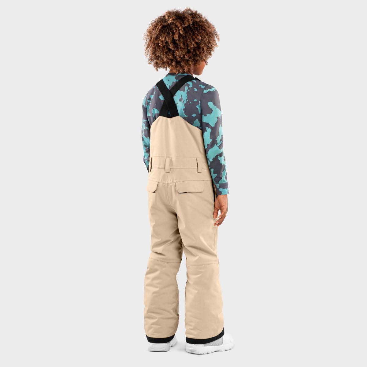 SIROKO Pantaloni sci e neve Native Beige Ragazzi e Ragazze 7-8 (128 cm), beige, 7-8 (128 cm)