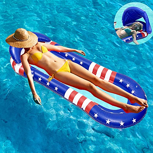 Best Pool Floats For Adults, Deluxe Inflatable Pool Lounger!
