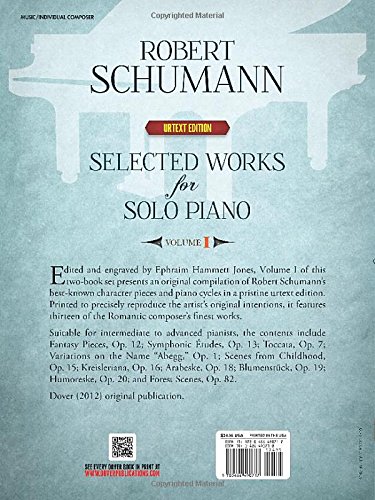 Selected Works for Solo Piano Urtext Edition: Volume I Volume 1