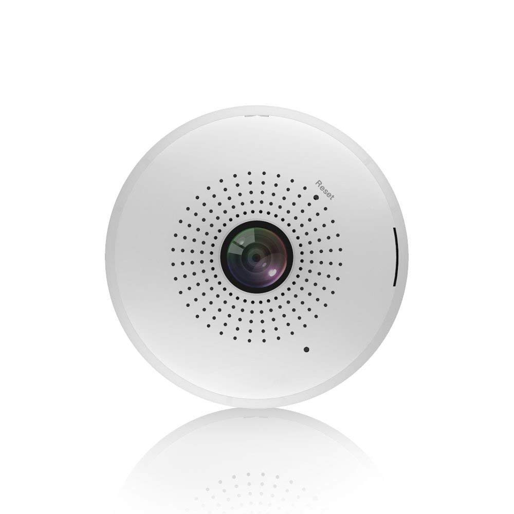 KhuFiya Survilliance Original Product JAS200-F12 2MP Full HD (1920x1080) Bulb Shape Fisheye 360° Panoramic Wireless WiFi IP CCTV Security Camera with SD Card Slot-image-17