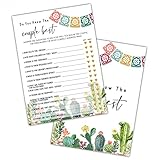 Bridal Shower Games Cards, Fiesta Mexican Bridal Shower Decorations, Know The Couple Best Cards for Bridal Shower Bachelorette Party, Wedding Engagement Party, Set of 30 Game Cards (A01)