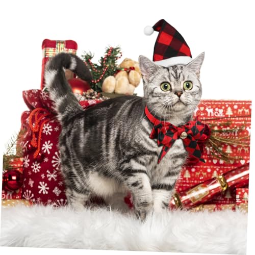 Disfraz Navideño para Perro con Sombrero y Corbatín miniatura 6