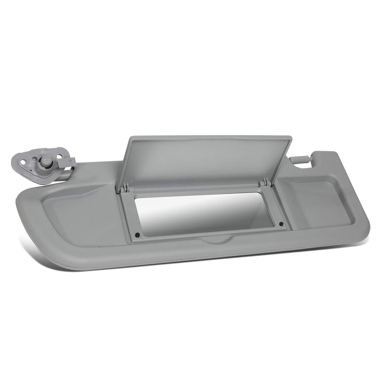 Auto Dynasty Sun Visor Grey OE Style Interior Left Driver Sunshade Compatible with 2006-2011 Honda Civic