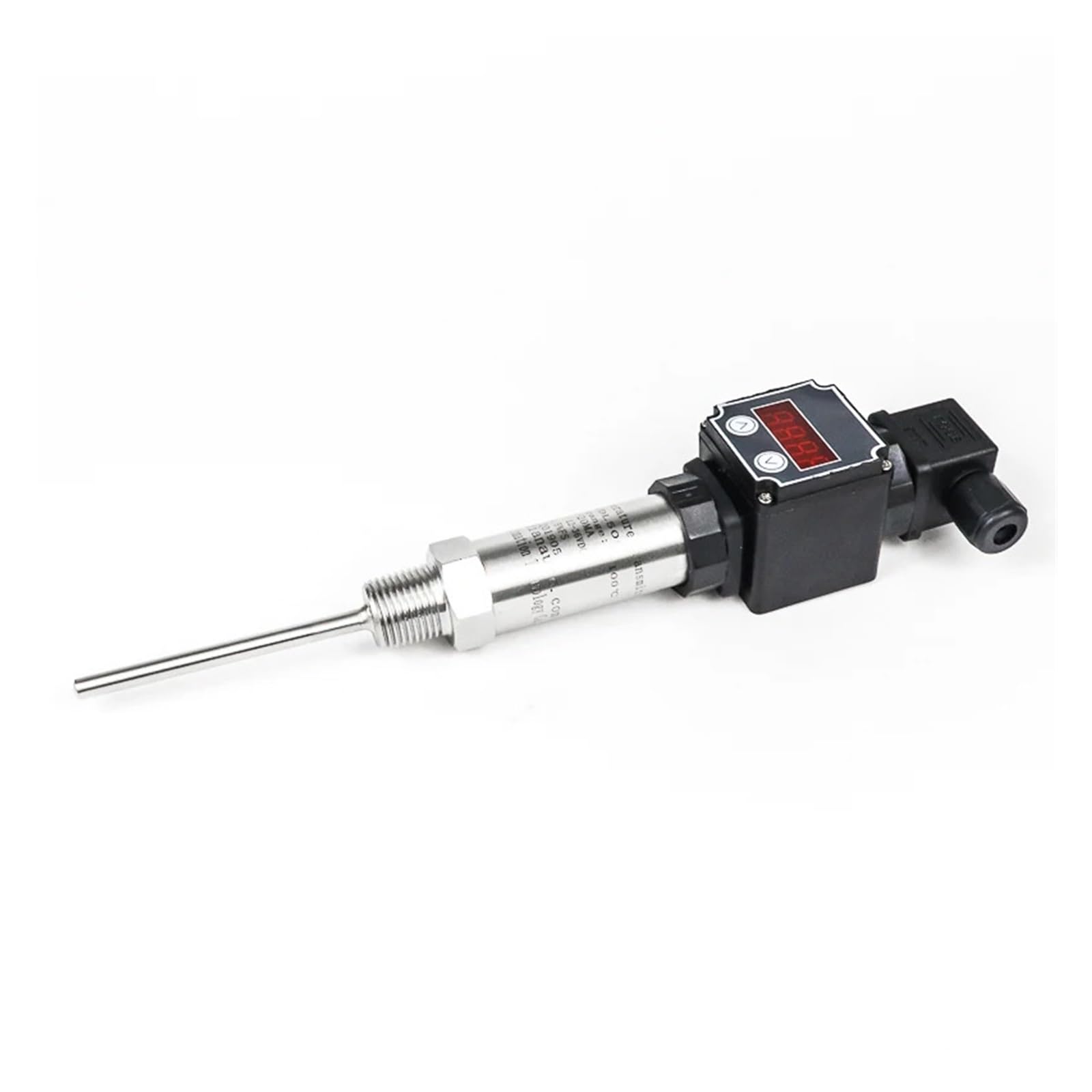 Transmisor de Temperatura líquida 4-20mA Pt100 Sensor de Temperatura del Agua Pantalla LCD(0-100 °C 0-10V)