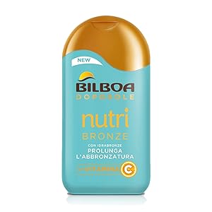 Bilboa, Doposole Nutriente Nutribronze con Vitamina C – Doposole Idratante e Nutriente, Ideale per Mantenere l’Abbronzatura a Lungo – Per Tutti i Tipi di Pelle – Dermatologicamente Testato – 200 ml