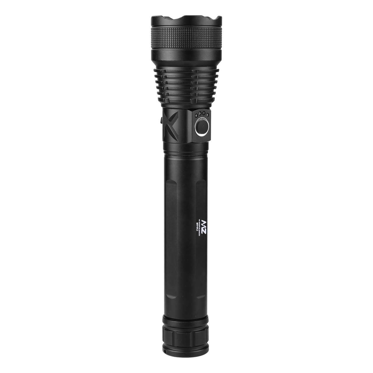 Rechargeable LED Metal Torch Zoomable 5 Modes Flashlight, Super Bright 200 W LED Light with 2400mAh Battery (MZ M982)-image-31