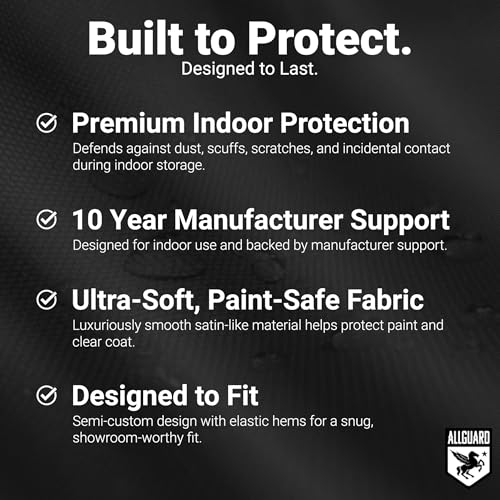 Image of Scratch Resistant Indoor SUV Cover with Warranty Compatible with Chevrolet 2007-2014 Suburban - Black Satin Ultra Soft Material SUV Cover SUV Accessories