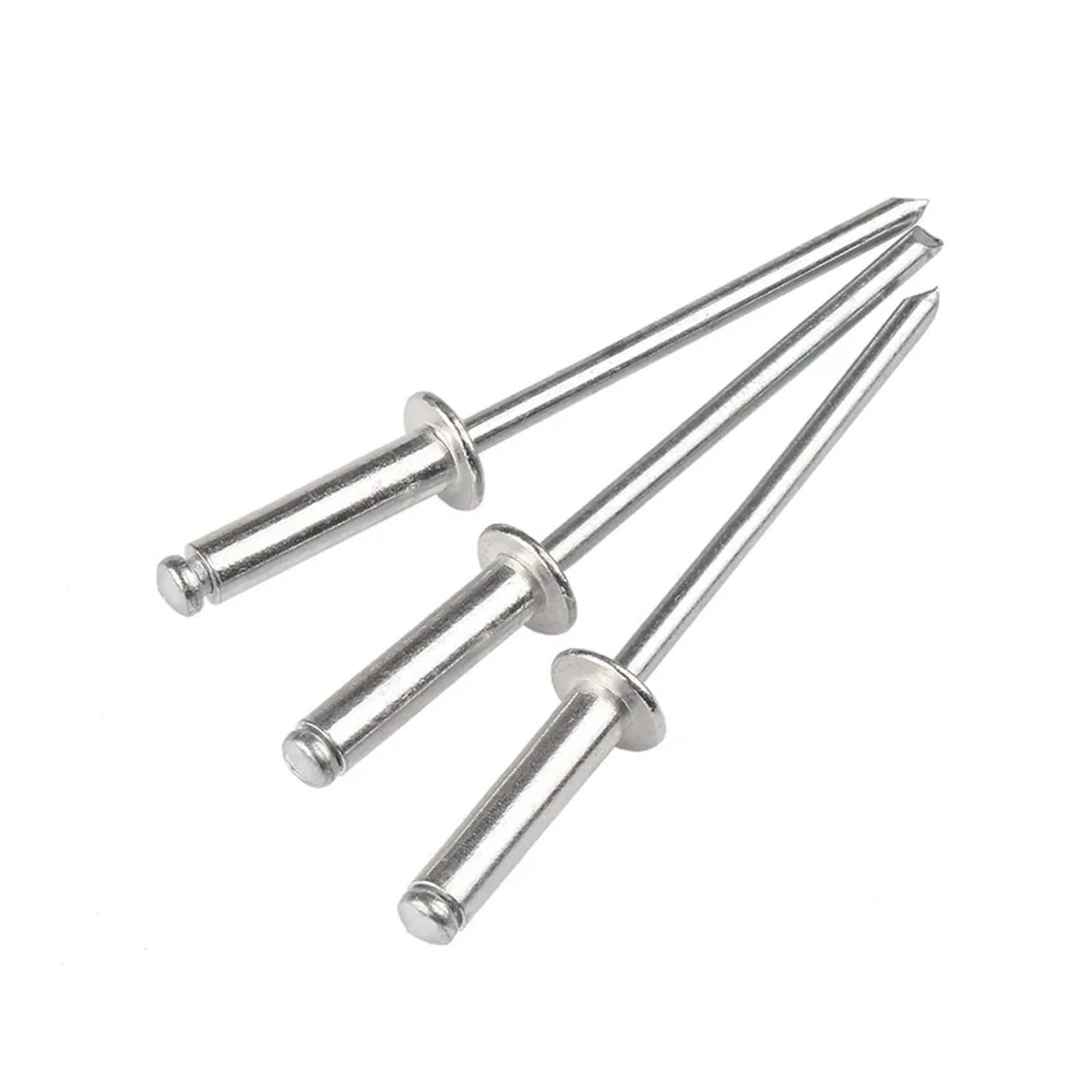 Tnplkiuyt M6x10mm Blind Rivets M6 Aluminium Mushroom Break Mandrel 6Mm X 10-20Mm For Furniture Car Aircraft(M6x10mm)