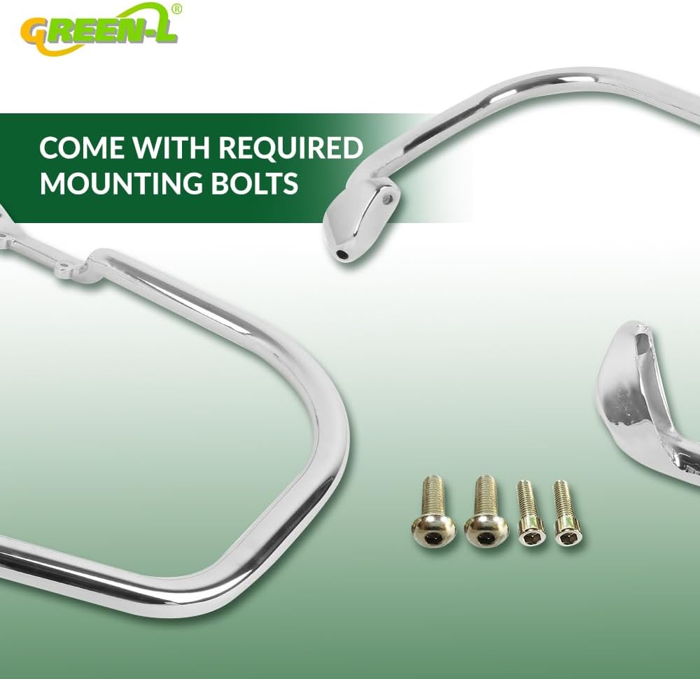 Green-L Chrome 1 1/4" Highway Engine Guard Crash Bar Fit for Indian Chieftain 2014-2025 Springfield 2016-2025 Roadmaster Dark Horse 2020-2025