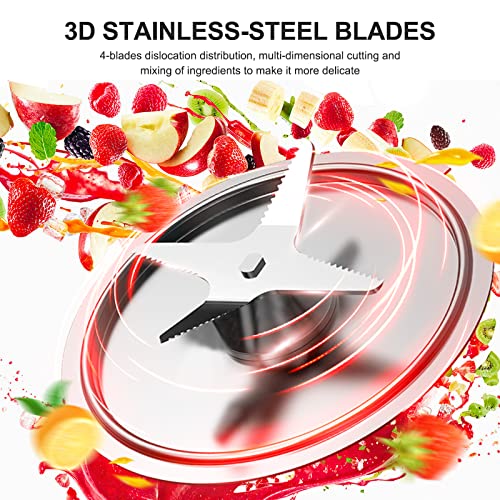 Bear Blender, 1500 Peak Watts Professional Countertop Blender For Kitchen, Blender For Shakes And Smoothies With 51 Oz Glass Jar,Auto-Programs Functions With Led Display For Ice Crush, Smoothies, Milkshakes And Autonomous Clean #TOP6