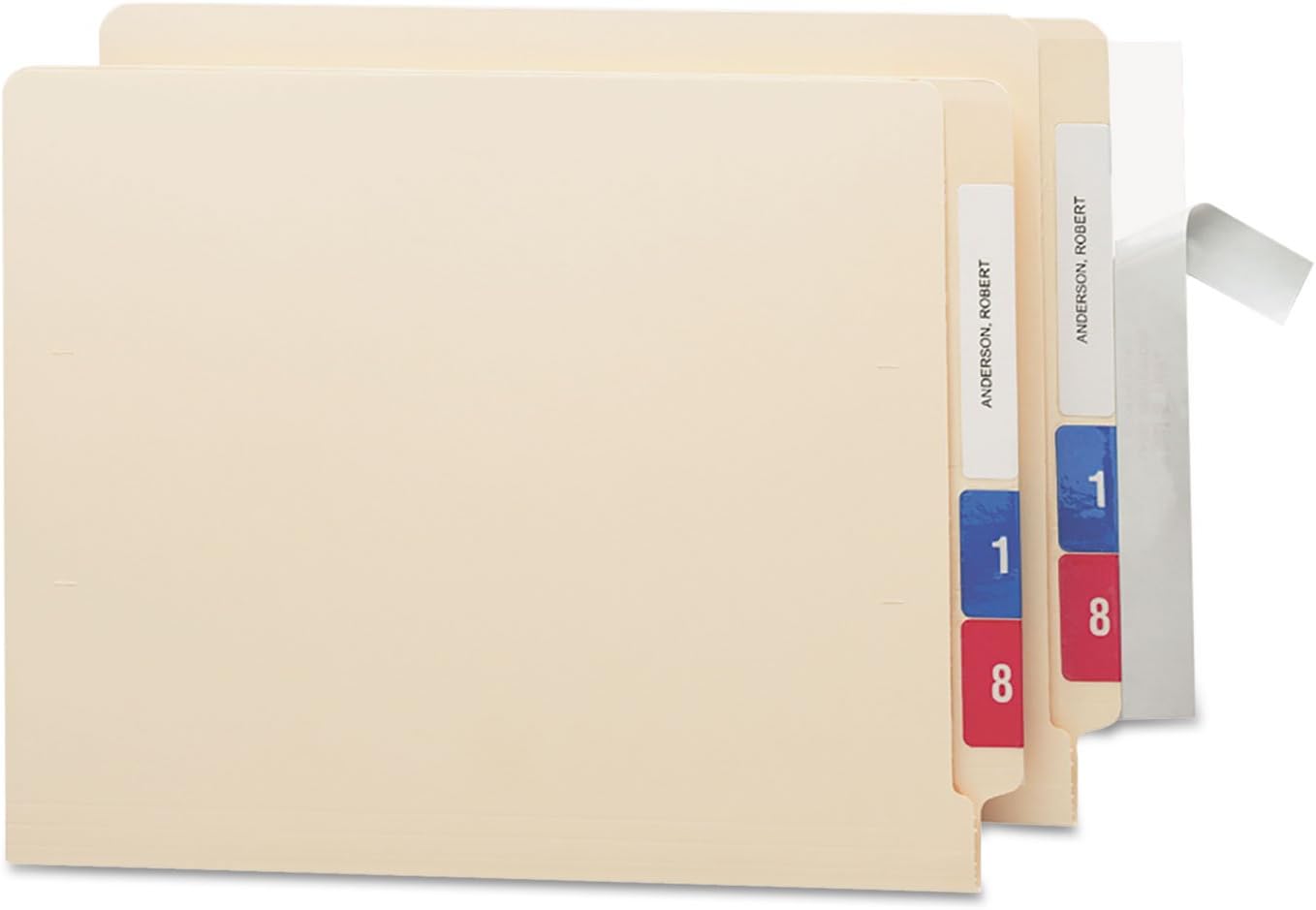 Smead 67608 Seal/View Label Protector, Clear Laminate, 8 x 1-11/16, 100/Pack