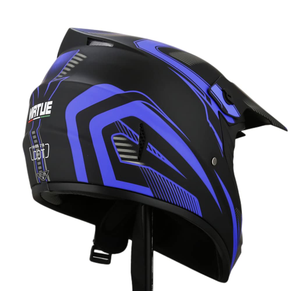 Motocross Helm Motorradhelm Downhill Fullface Dirtb Bike Helm mit Handschuhen Brille Maske für Unisex Jugend Erwachsene