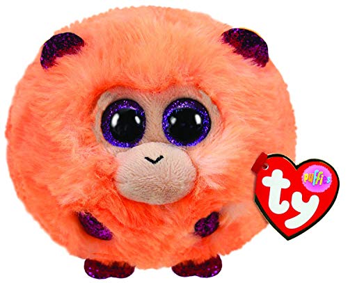 Ty Puffies-Coconut Monkey- Super Cute Plush Puff Balls. They Always Land on Their feet! Collect Them All!