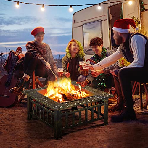 Yaheetech YT-00110293 Fire Pit 32In Fire Pits For Outside Outdoor Fire Pits thumb #2