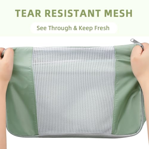 Image of BAGAIL 6 Set /8 Set /10 Set Packing Cubes Various Sizes Packing Organizer for Travel Accessories Luggage Carry On Suitcase