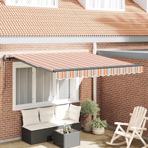 Auvent rétractable multicolore 300x250cm motorisé pour terrasse