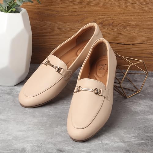 Image of YOHO Bliss Loafers for Women | Comfortable & Stylish Bellies | Fashion Moccasins with Footpharma Footbed | Slip-on for Casual & Formal Wear | 006