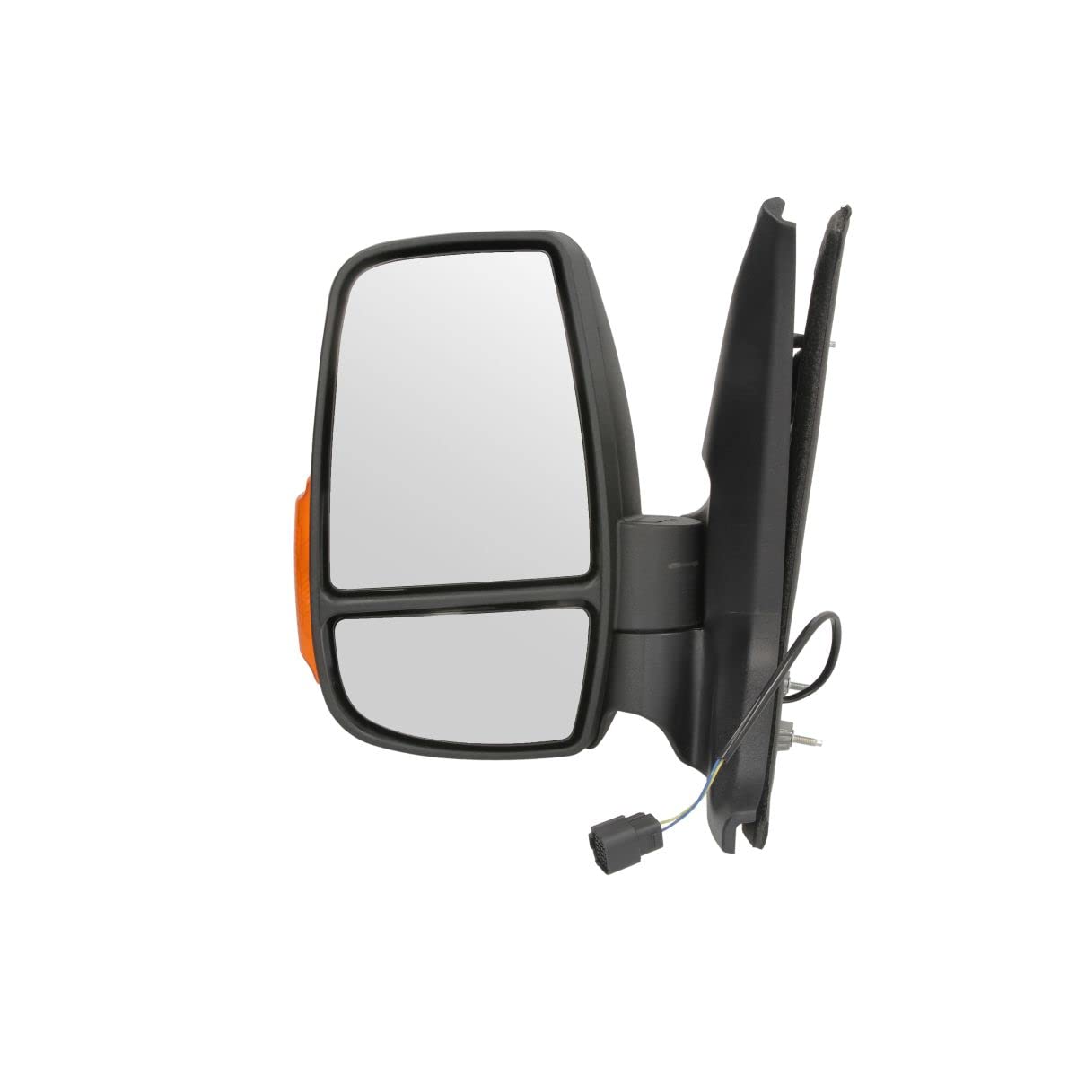 BLIC 5402-03-2001303P Espejo retrovisor espejo completo brazo corto de espejo convexo izquierda Compatible con FORD Transit Custom V362 Furgón FY, FZ Transit Mk7 Furgoneta V363, FCD, FDD