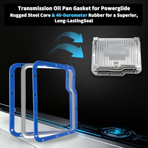 Image of 93100 Gasket Transmission for Powerglide - Fits Moroso 42000 & 42001 - No Sealant Needed, Reusable Steel & Rubber Design for Professional & DIY Use