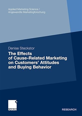 The Effects of Cause-Related Marketing on Customers’ Attitudes and Buying Behavior-Wow! eBook