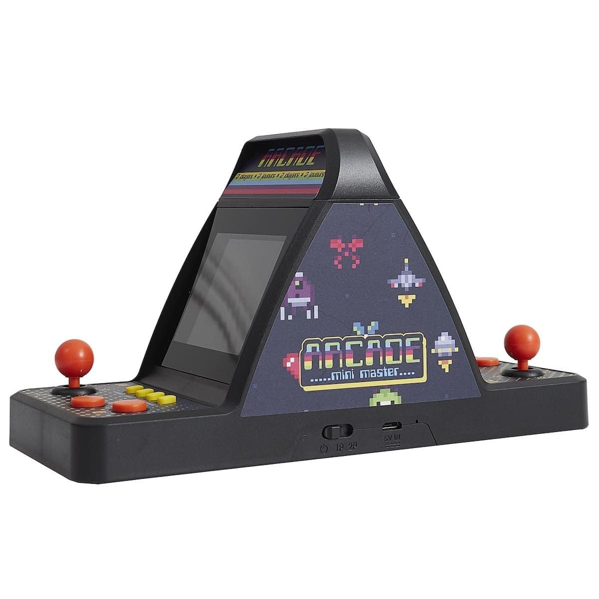 AltoBuy Mini borne d'arcade rétro Duel 1vs1, Noire avec 100 Jeux Classiques intégrés