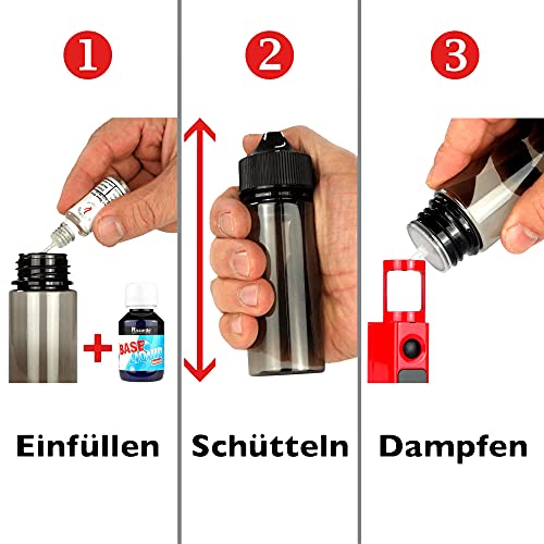 Tag Team by Dampfdidas & Steamshots, Aroma Energy Orange, 20 ml, Longfill Shake and Vape zum Mischen mit Base Liquid für… – Bild 3