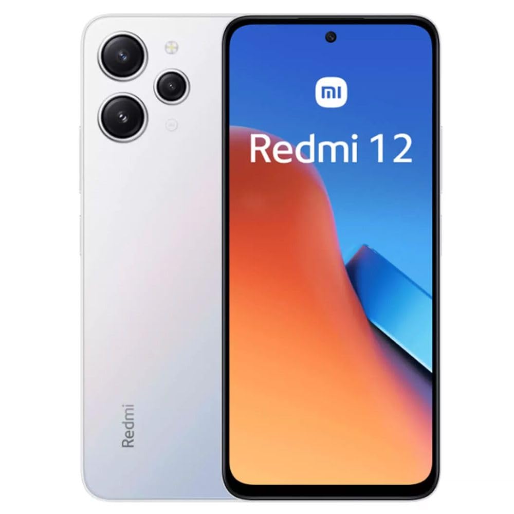 Redmi 12 Hybrid Dual SIM, 8GB RAM, 256GB ROM - Polar Silver: Buy