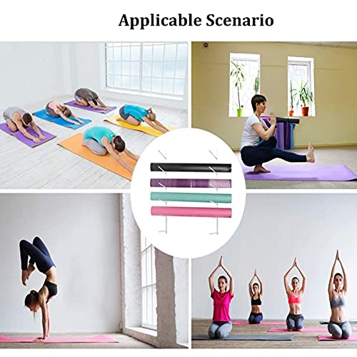 Support mural tapis de yoga pour ranger les rouleaux et libérer le sol encombré
