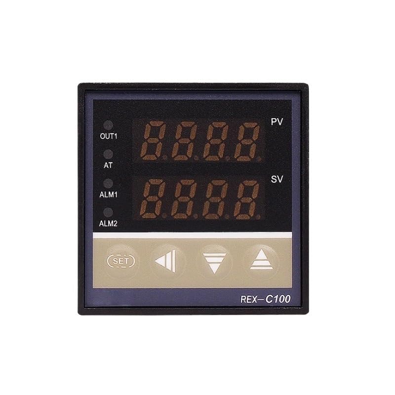 Temperature Controller 110V to 240V Work Voltage 0 to 1300 Degree PID Digital K Type Input SSR Output & Relay Output(Relay Output)