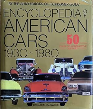 Hardcover Encyclopedia Of American Cars 1930-80 Book