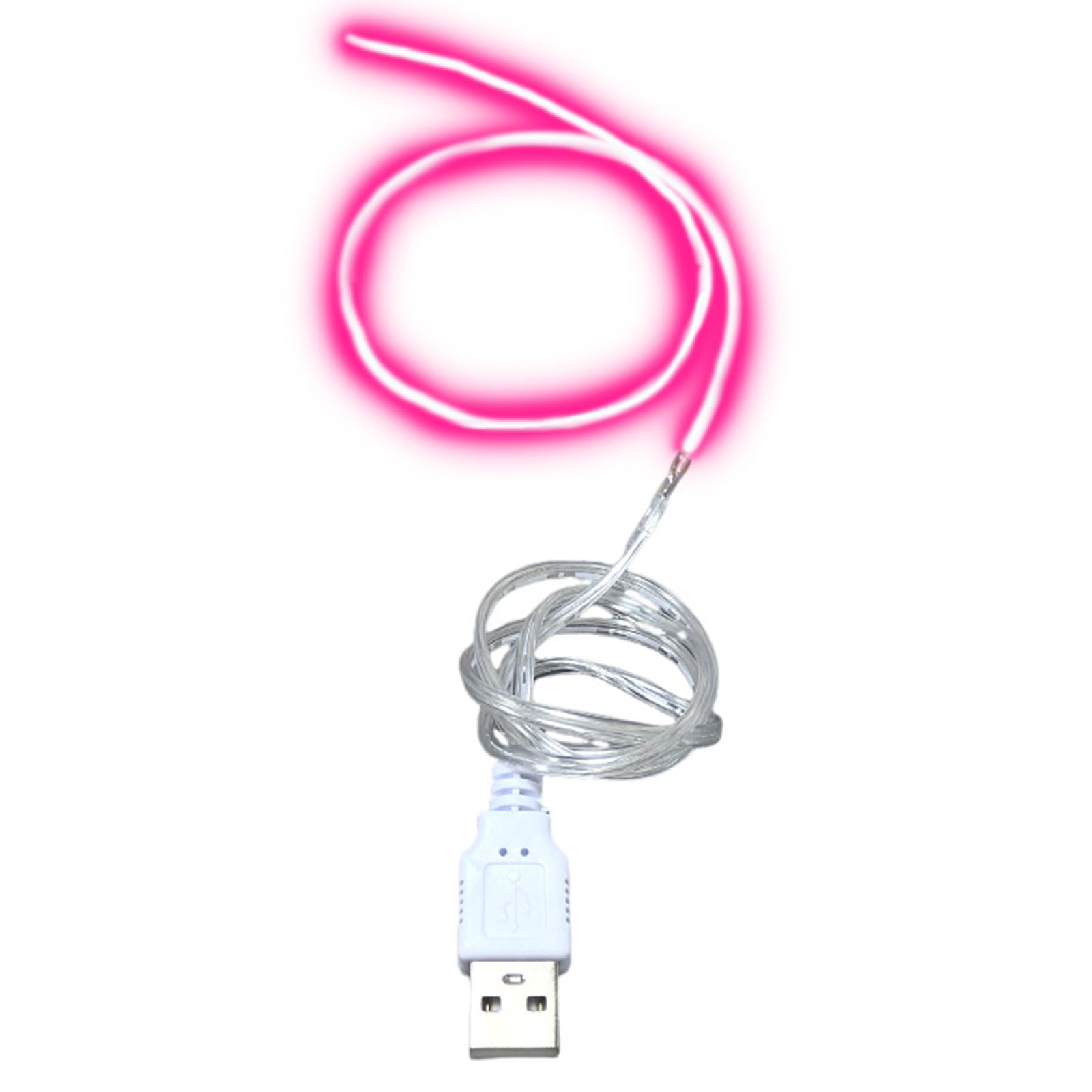 Hsyzygian Flexible Filament Lighting Cord 5V USB LED Filament Flexible Chip 360 Degree Lighting Bendable Bulb Lamp Enduring LED Light