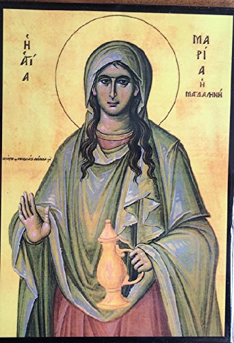 Icon Of Saint Mary Magdalene. Hand Made In Greece.