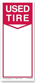 Roll of 250 Sticker Used TIRE Label