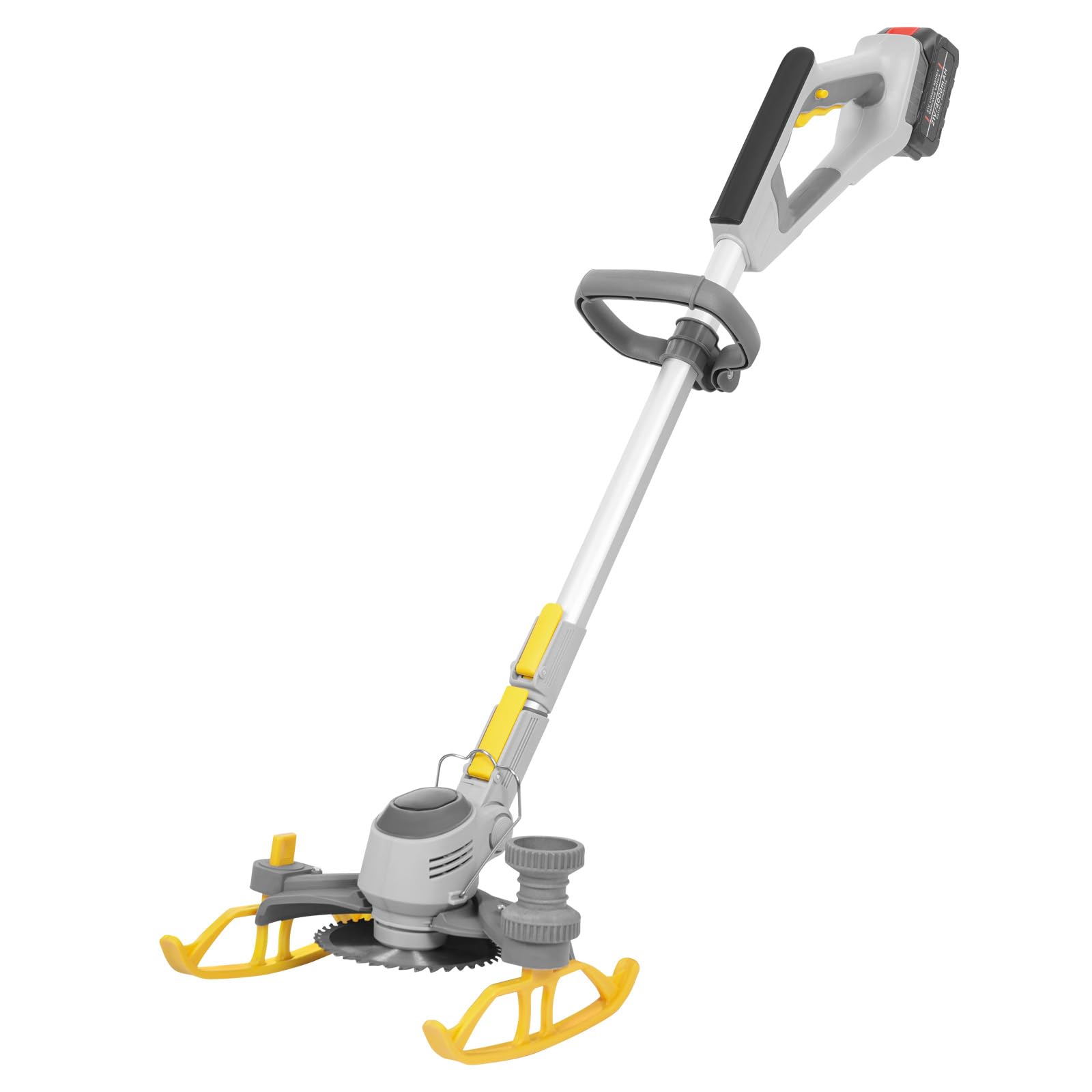 - Cordless Weed Wacker Brush Cutter 3 in 1 Battery Powered Weed Eater, Lightweight Stringless Electric Grass Trimmer with 21V 4000mAh Battery, Adjustable Length & Cutting Angle for Lawn Garden