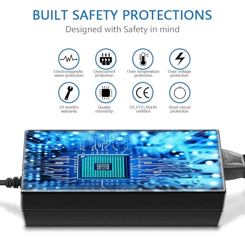 Image of SHNITPWR DC 12 Volt Power Supply 10A AC to DC Adapter 12V 10 Amp Power Supply Converter 100-240V 50-60hz 5.5x2.5mm /2.1mm for Low Voltage SK6812 WS2811 LED Strip CCTV Camera LED Driver, 5 Pack