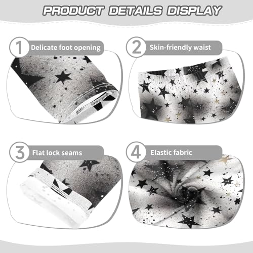 Girls' Leggings Black Star Kids Yoga Tights Pants 1 Pack 208502583