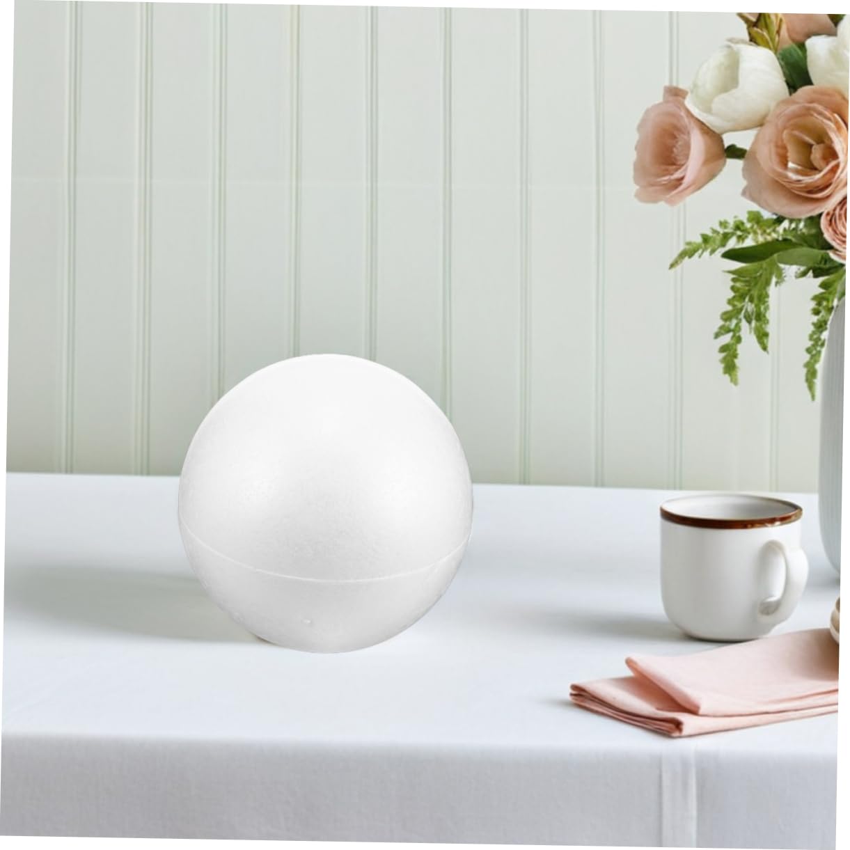 EXCEART 3pezzi Palline Decorative in Polistirolo Espanso Forme Cavi per Artigianato Fai da Te Decorazioni per Casa e Progetti Artistici Leggero e Staccabile