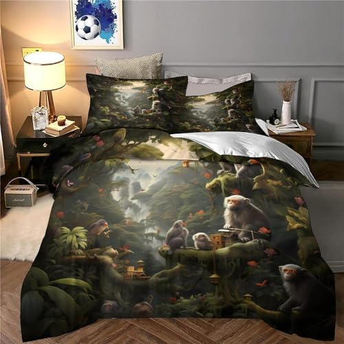 Parure de lit temple japonais super douce et résistante en tissu microfibre premium