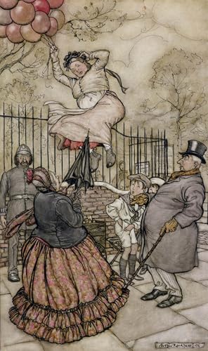 Cuadro en Lienzo Palloncini Arthur Rackham Impresión Imagen Decoración Oficina