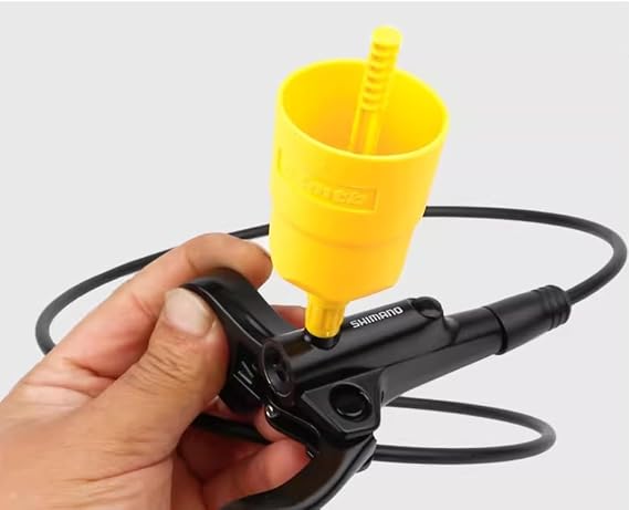 Hydraulic Brakes Bleed Tool Kit for Mountain Bike - Bicycle Hydraulic Disc Brake Change Kits Repair Tools with Funnel Tube Screwdriver Wrench Adapter Filling Connector