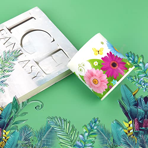 67.9 Ft Flower Bulletin Board Borders Sticker Summer Spring Trim Border Self-Adhesive Sunflower Board Borders For School Classroom Office Chalkboard Wall Decor #TOP2