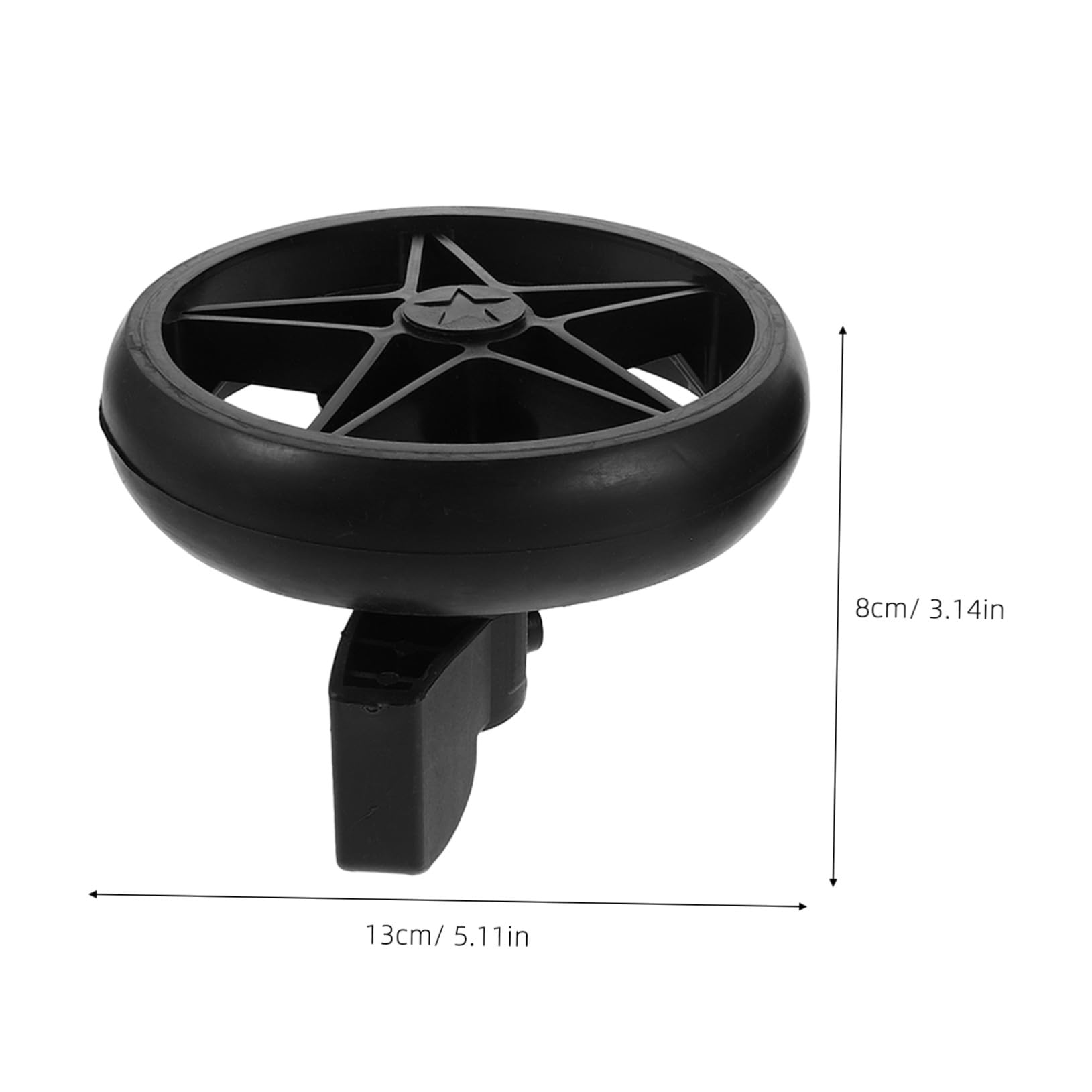 LIFKOME 2pièces Roues de Rechange pour Poussette Lot de Roulettes Silencieuses Accessoires pour Trotteur Apprentissage