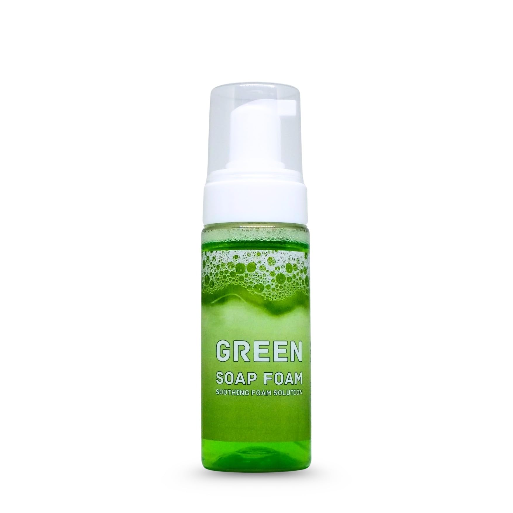 Green Soap Foam Cleansing & Soothing Solution (150mL) – Gentle Skin Cleanser for Tattoo Aftercare, Piercing & Daily Use (1 Piece)