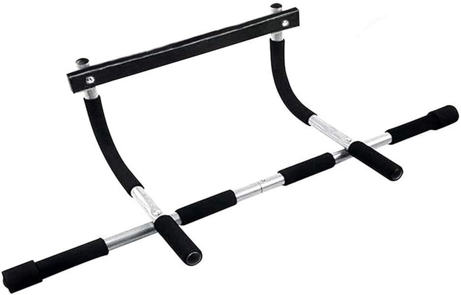 QBABY Doorway Pull Up and Chin Up Bar Upper Body Workout Bar for Home Gym Exercise Fitness (Black)