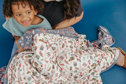 Image of Copper Pearl Jumbo 3-Layer Baby Blanket: Soft Baby Quilts for Boys and Girls | Breathable, Cozy, Toddler Blanket | Baby Quilt for Newborns | 60x72 Premium Material | A Christmas Story