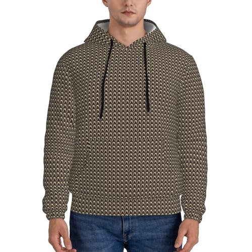 Pull à capuche homme ours marron parfait pour vos sorties décontractées