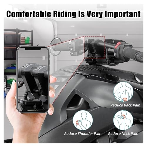 Barre support de guidon réglable pour optimiser la posture Can-Am Ryker